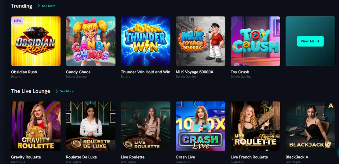 spinshark casino all games
