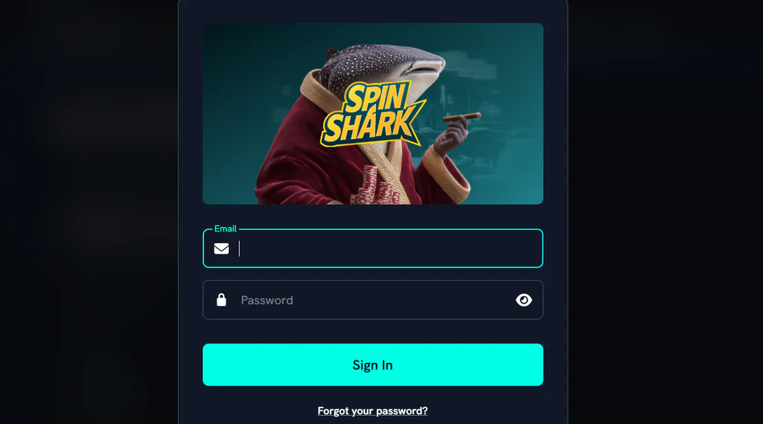 spinshark casino log in